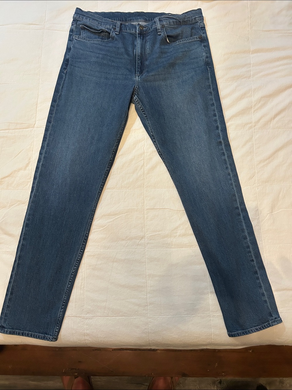 rag & bone Straight-Leg Dark Blue Jeans